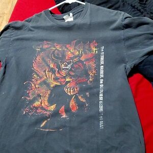 2001 OZZIFEST - The Dirtiest Nasties Deadliest Tour T-Shirt  Black Sabbath Large